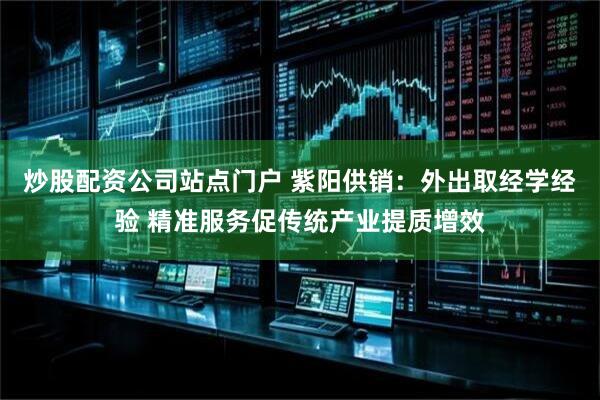炒股配资公司站点门户 紫阳供销：外出取经学经验 精准服务促传统产业提质增效