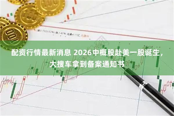 配资行情最新消息 2026中概股赴美一股诞生，大搜车拿到备案通知书